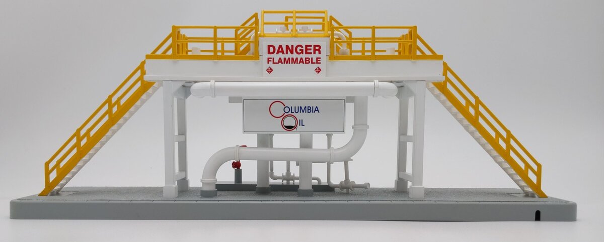 MTH 30-9117 O Gauge Columbia Oil Storage Station VG/Box