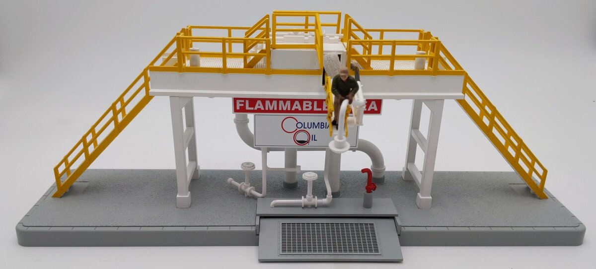 MTH 30-9117 O Gauge Columbia Oil Storage Station VG/Box