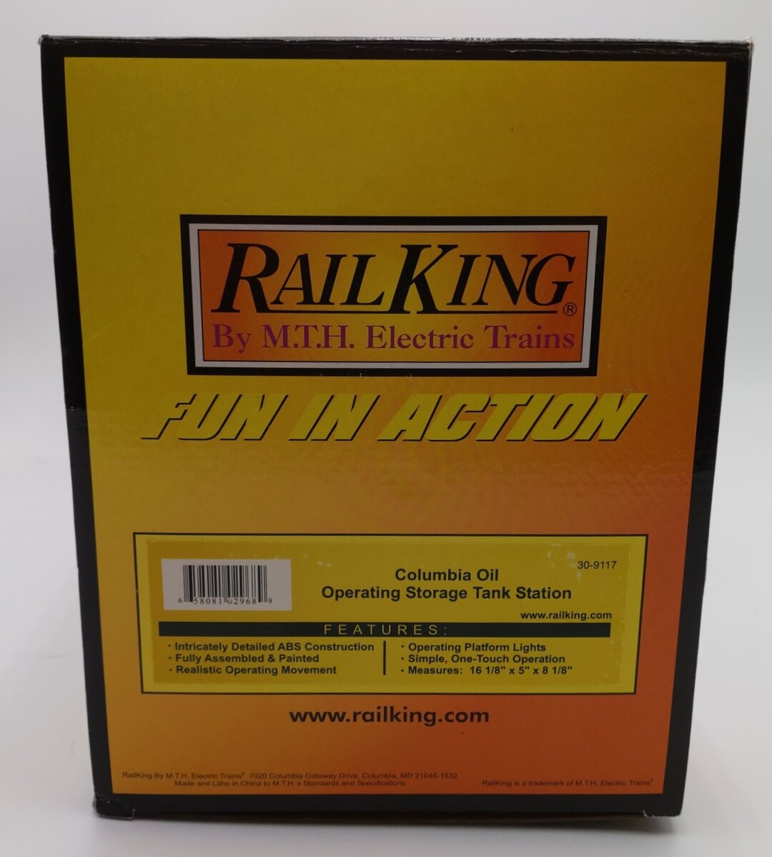 MTH 30-9117 O Gauge Columbia Oil Storage Station VG/Box