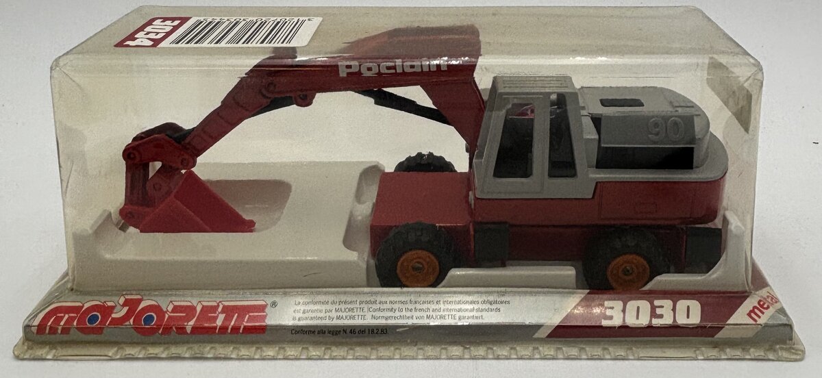 Majorette 3030 1:56 Scale Diecast Poclain Excavator LN/Box