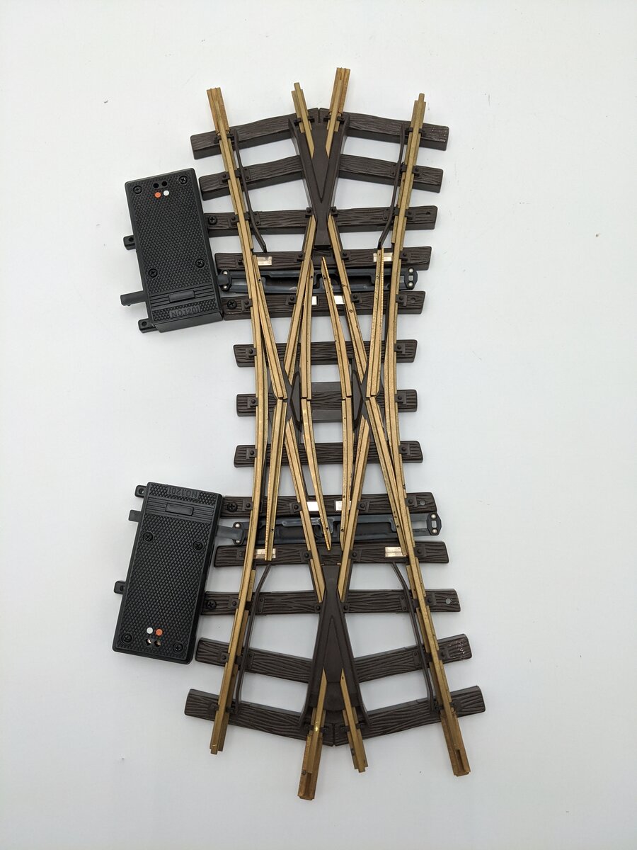 LGB 1226 G Gauge Electric Double Slip Switch Turnout Track with Switch Motor EX