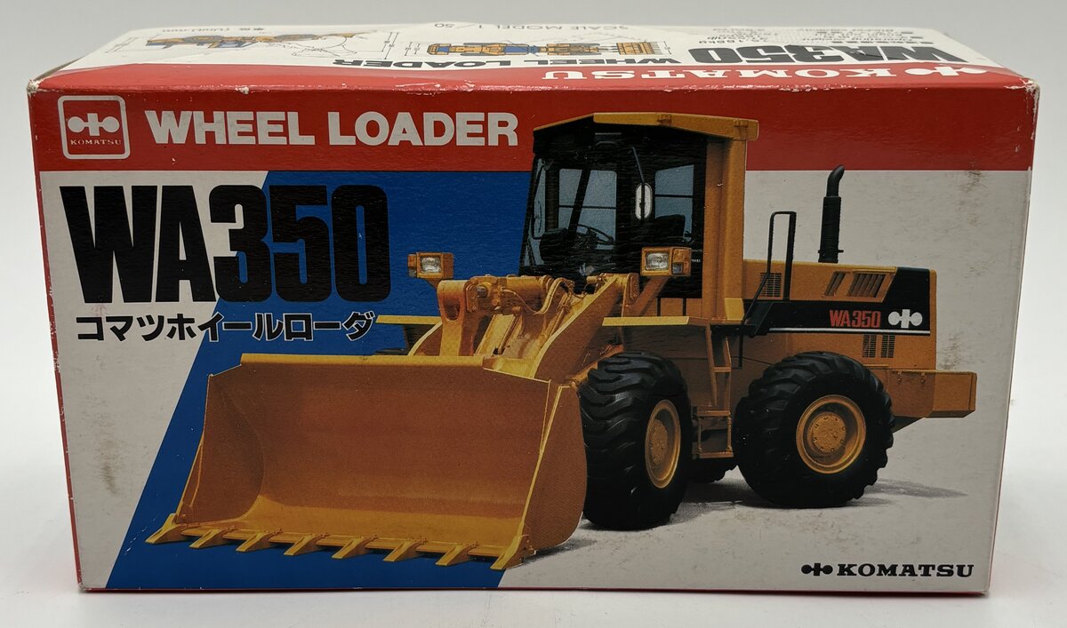 Shinsei 1:50 Scale Diecast WA350 Wheel Loader EX/Box