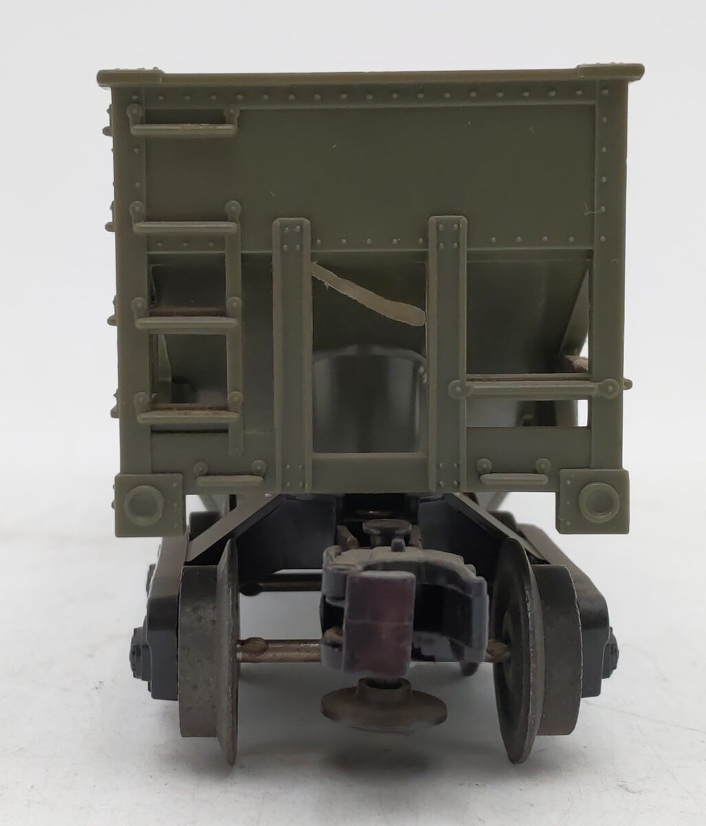 Lionel 6176-100 Vintage O Gauge Olive Drab Hopper VG