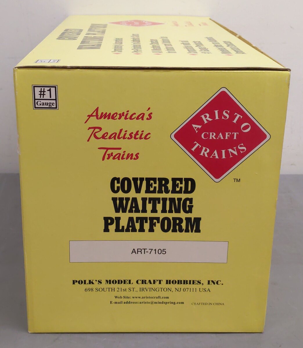 Aristo-Craft 7105 G Scale #1 Covered Waiting Platform NIB