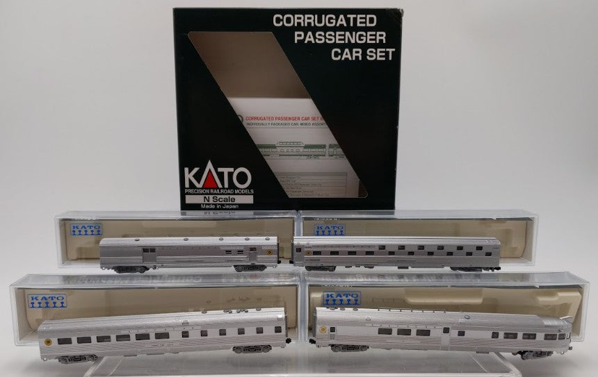 Kato 106-1505 N Scale Southern Corrugated Passenger Cars Set A (Set of 4) LN/Box