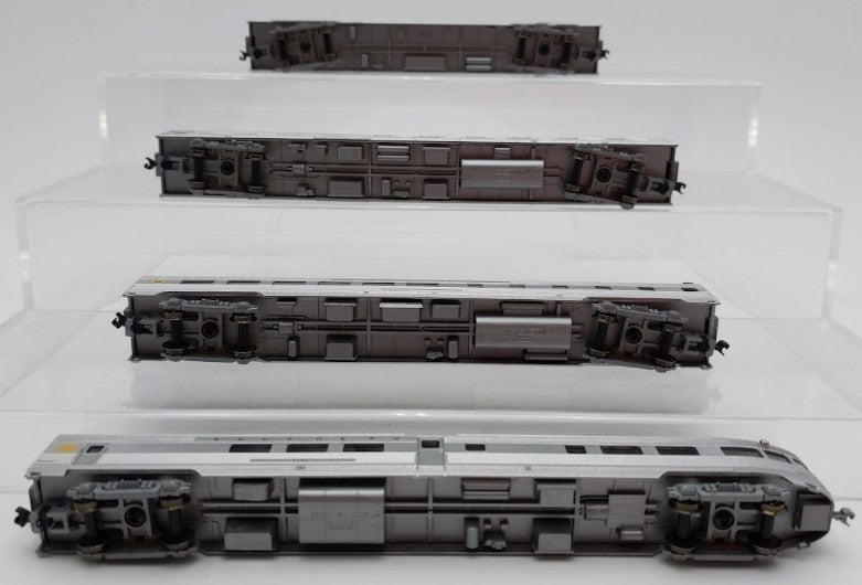 Kato 106-1505 N Scale Southern Corrugated Passenger Cars Set A (Set of 4) LN/Box