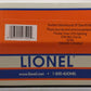 Lionel 1927500 O Gauge Southern 18" StationSounds Diner #3168 EX/Box