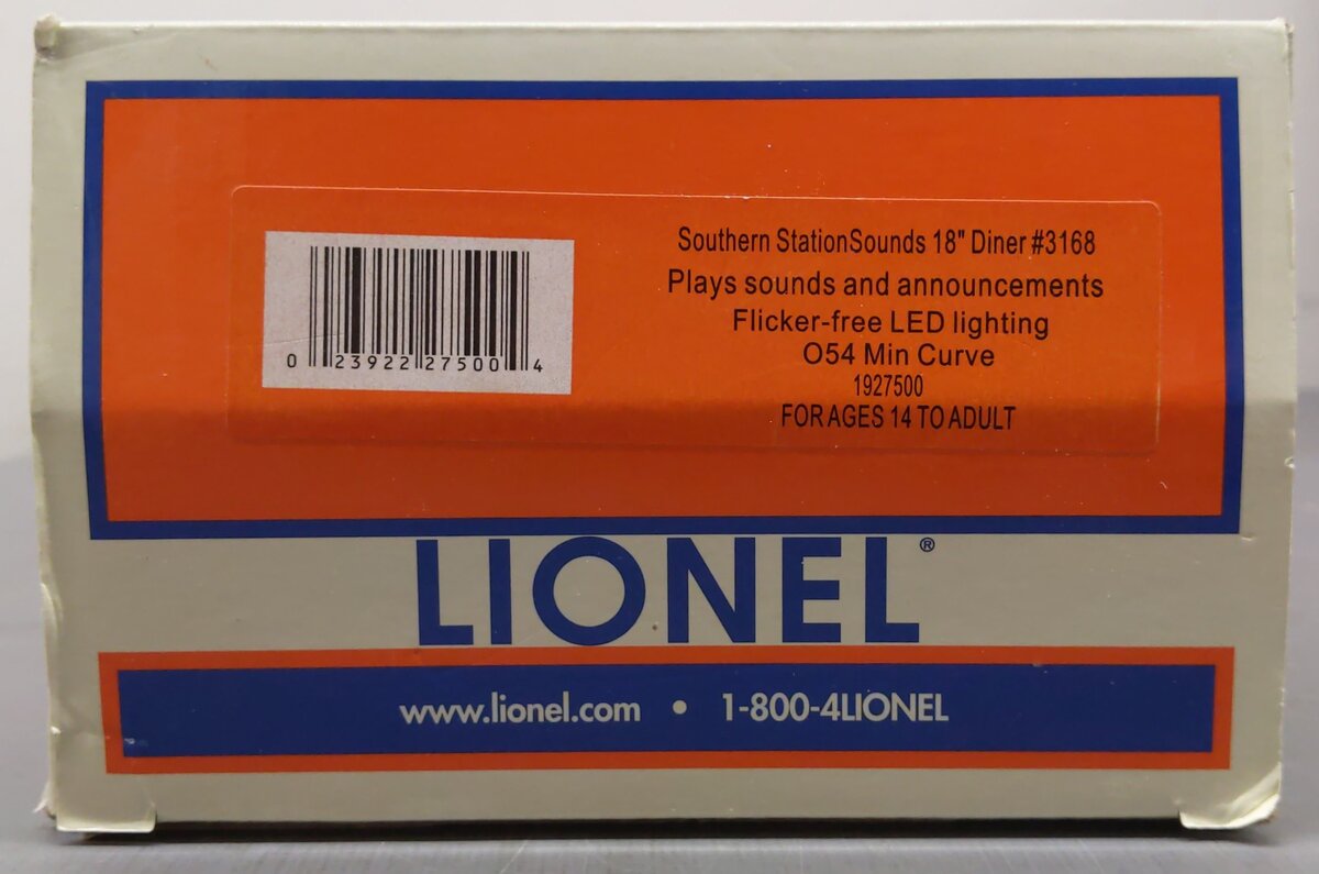 Lionel 1927500 O Gauge Southern 18