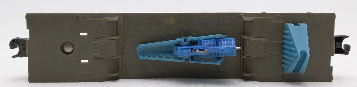 Lionel 3309 Vintage O Gauge Olive Drab Turbo Missile Launch Car -Rare VG