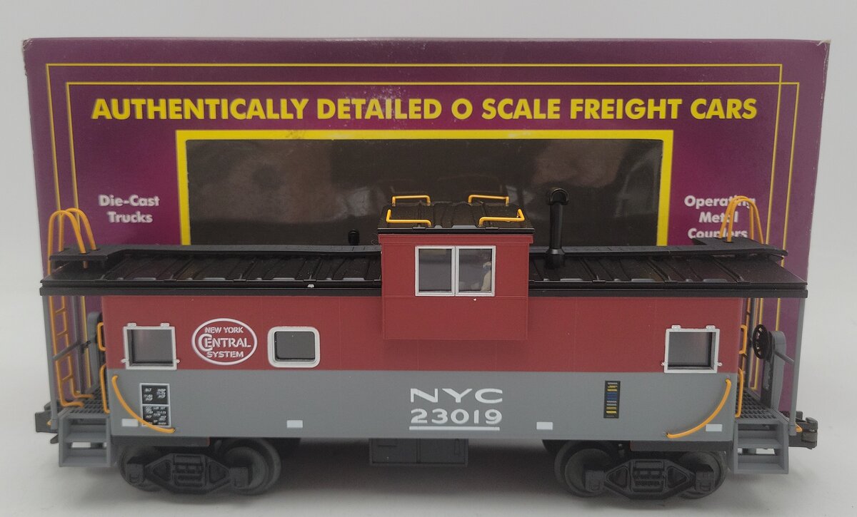MTH 20-91030 O New York Central Extended Vision Caboose #23019 EX/Box