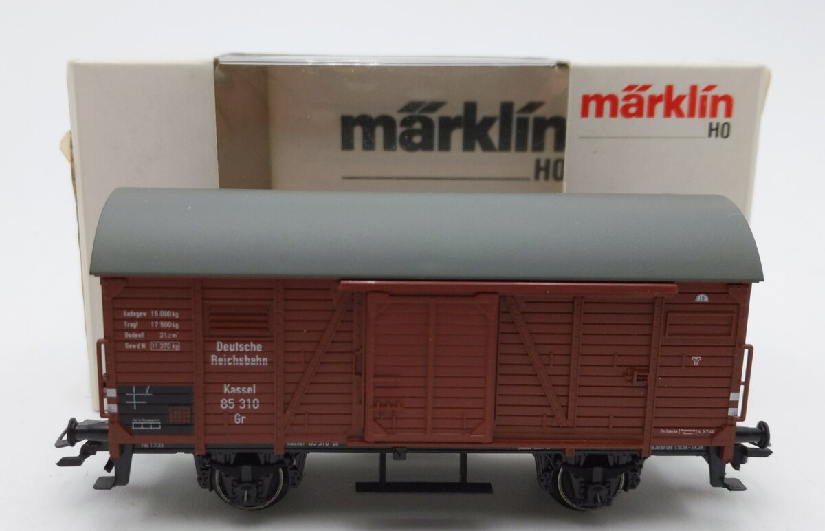 Marklin 4692 HO Scale German Imperial Railway Kassel Boxcar #85310 LN/Box