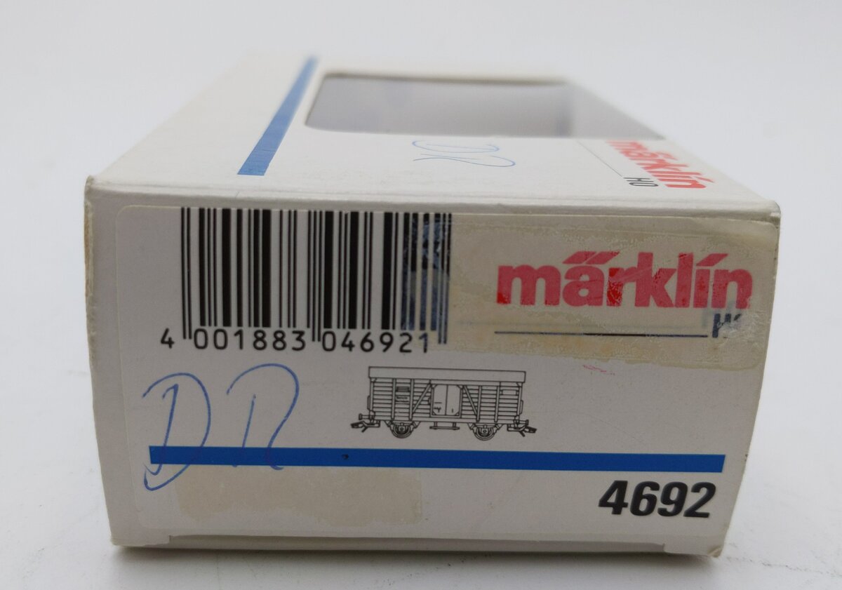 Marklin 4692 HO Scale German Imperial Railway Kassel Boxcar #85310 LN/Box
