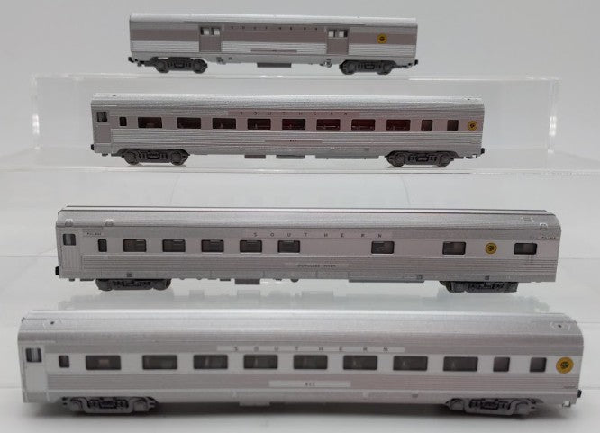 Kato 106-1704 N Scale Southern Corrugated Passenger 4-Car Set (Set C) LN/Box