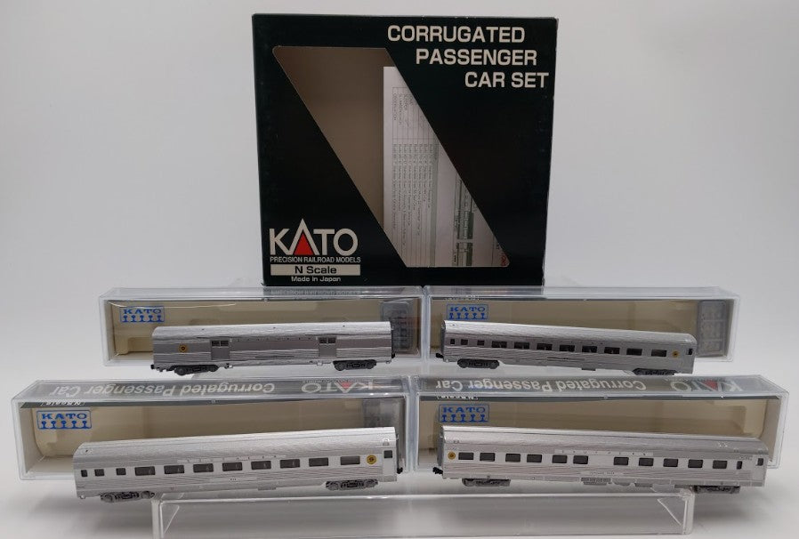 Kato 106-1704 N Scale Southern Corrugated Passenger 4-Car Set (Set C) LN/Box