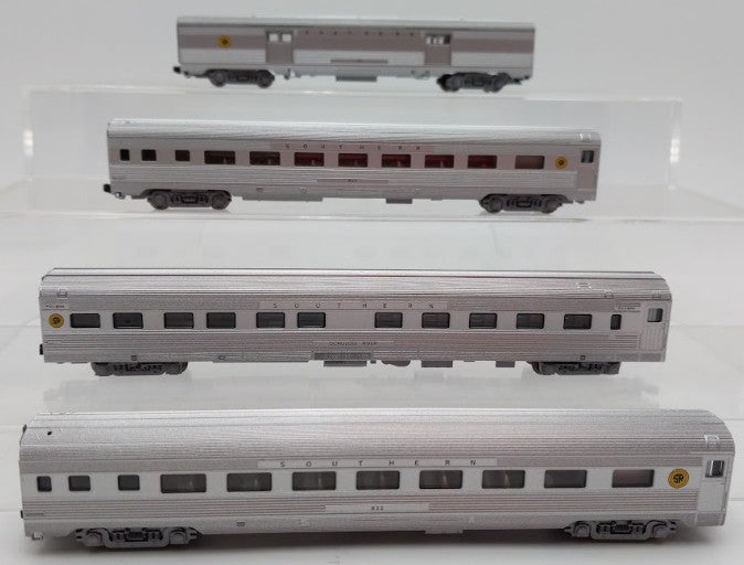 Kato 106-1704 N Scale Southern Corrugated Passenger 4-Car Set (Set C) LN/Box
