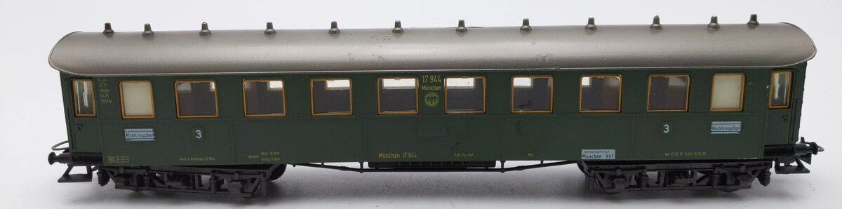 Marklin 4136 HO German Federal Railroad (DB) 3rd Class AB4ü Bay Car #17944 LN/Box