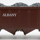 K-Line K623-3181 O Gauge Boston & Albany 4-Bay Hopper with Coal Load #25077 LN