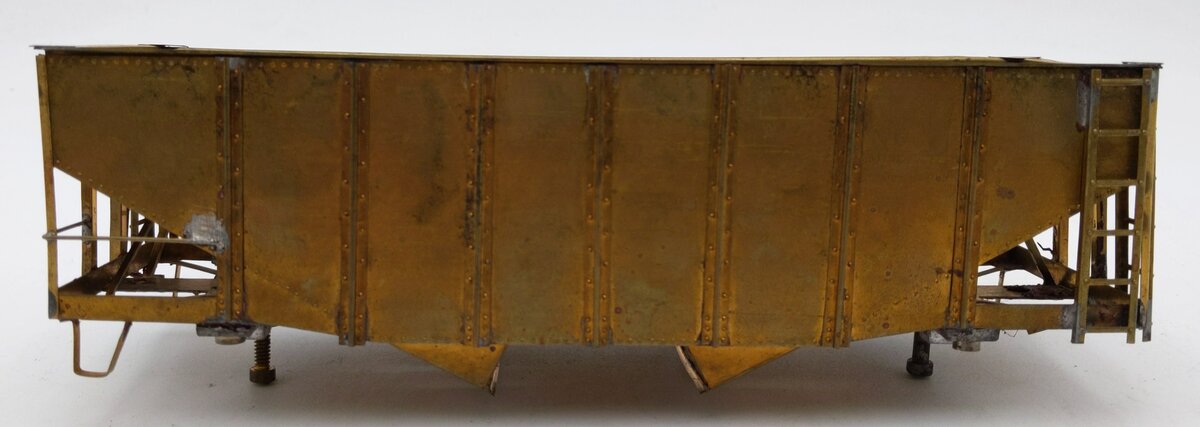 O Scale 2-Rail BRASS 2-Bay Hopper