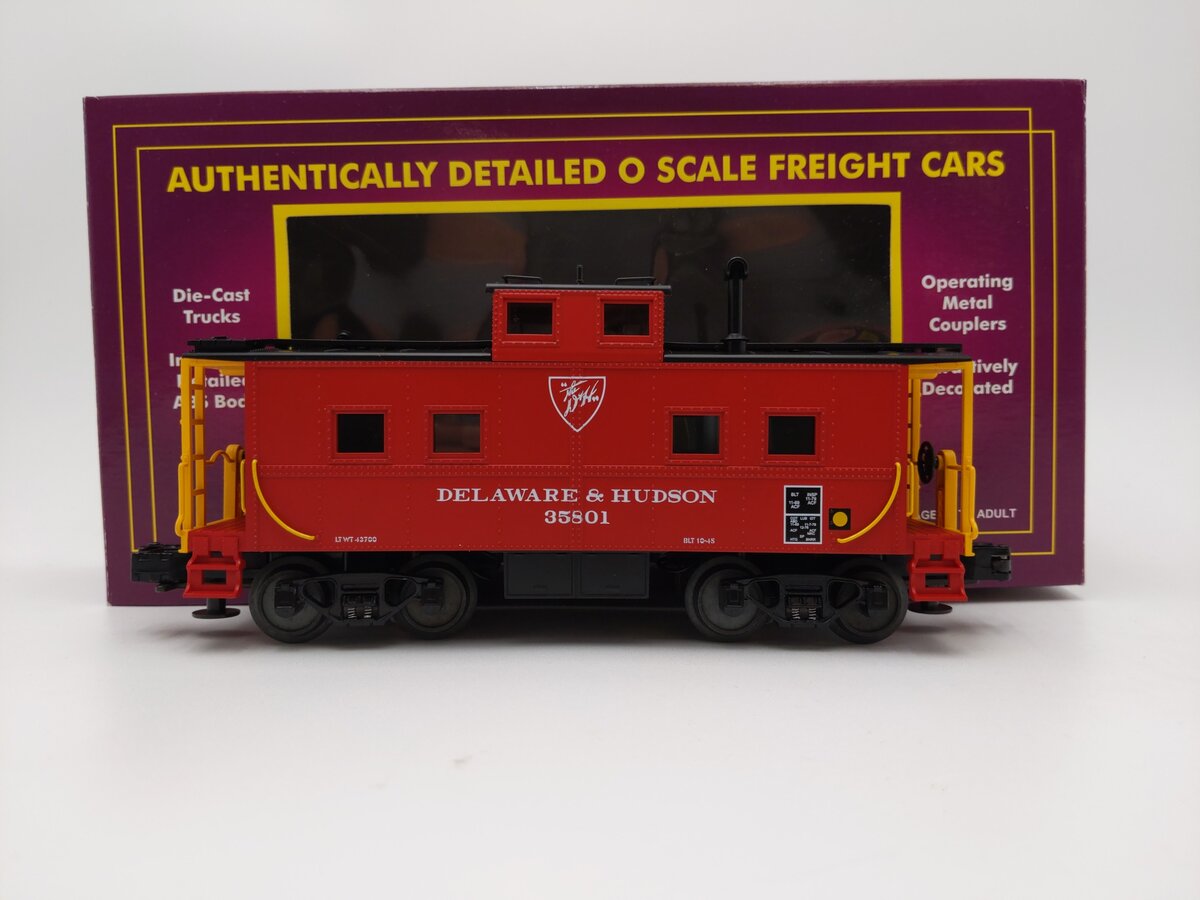 MTH 20-91032 O Gauge Delaware & Hudson Steel Caboose #35802 LN/Box