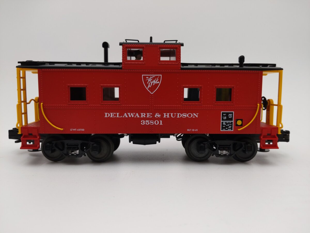 MTH 20-91032 O Gauge Delaware & Hudson Steel Caboose #35802 LN/Box