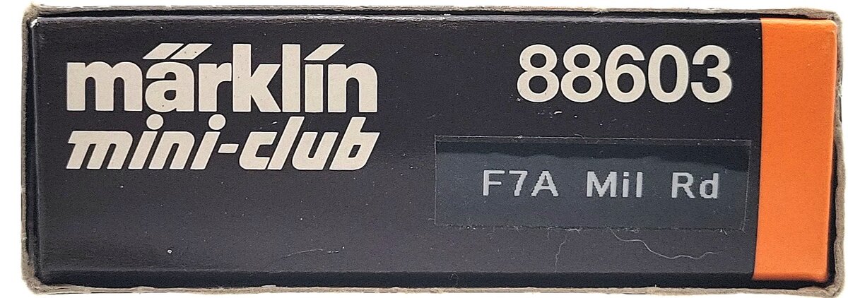 Marklin 88603 Z Scale Milwaukee Road Diesel Locomotive and Caboose LN/Box