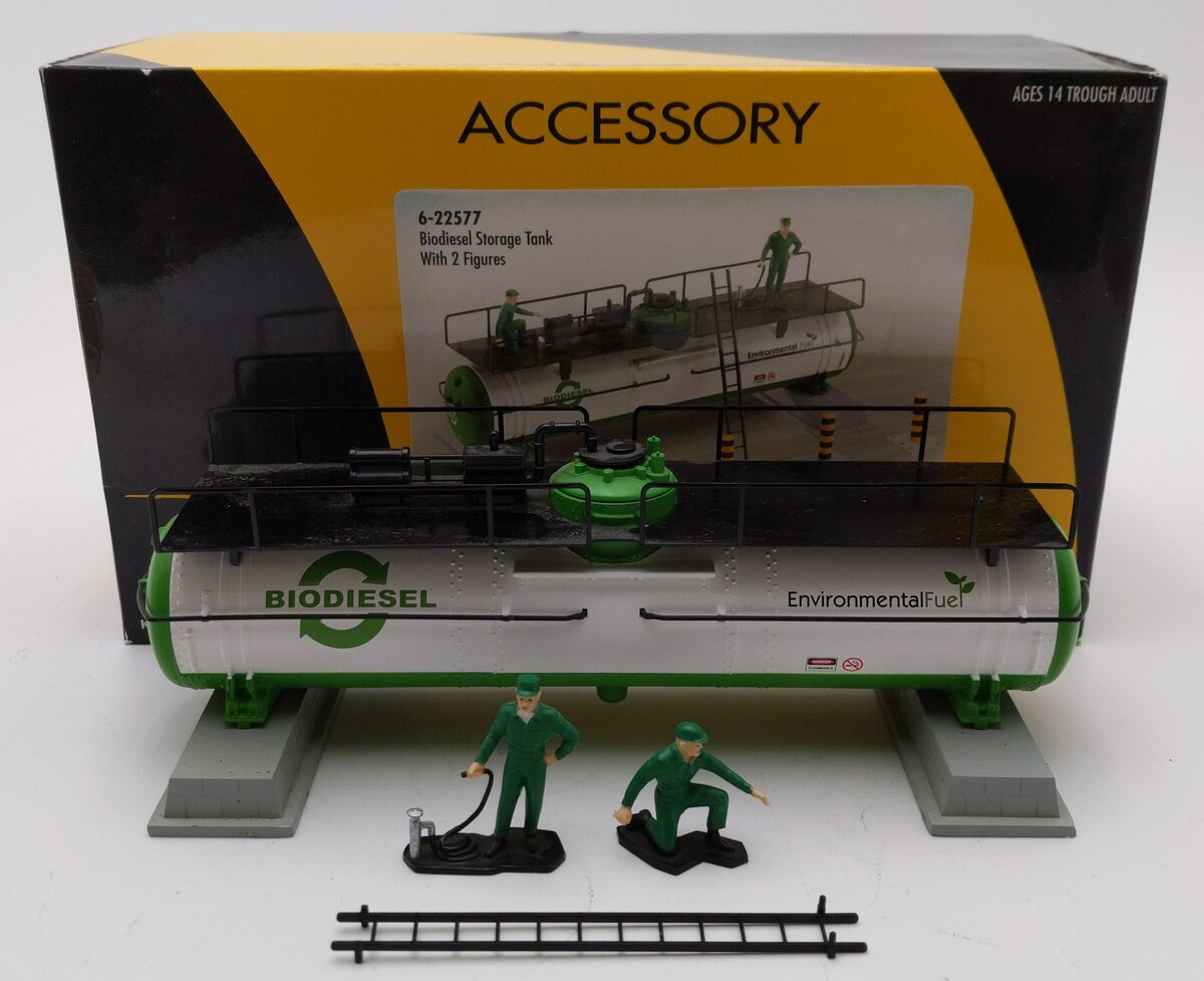 K-Line 6-22577 O Gauge Biodiesel Storage Tank with 2 Figures EX/Box