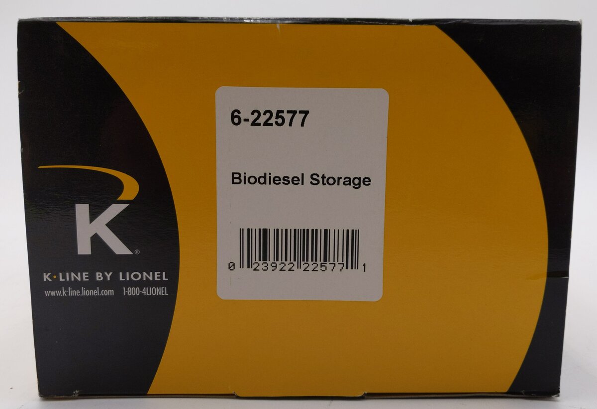 K-Line 6-22577 O Gauge Biodiesel Storage Tank with 2 Figures EX/Box