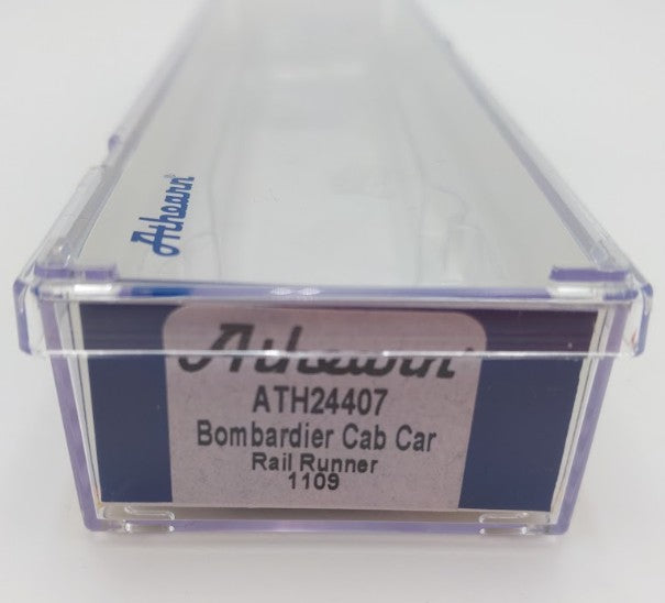 Athearn ATH24407 N Scale NMDOT Rail Runner Bombardier Cab Car #1109 EX/Box