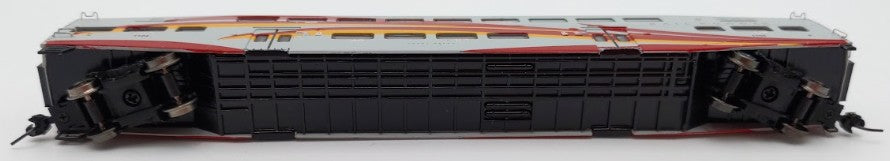 Athearn 10136 N Scale NMDOT Rail Runner Bombardier Control Car #1104 EX/Box