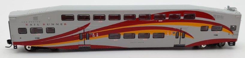 Athearn 10136 N Scale NMDOT Rail Runner Bombardier Control Car #1104 EX/Box
