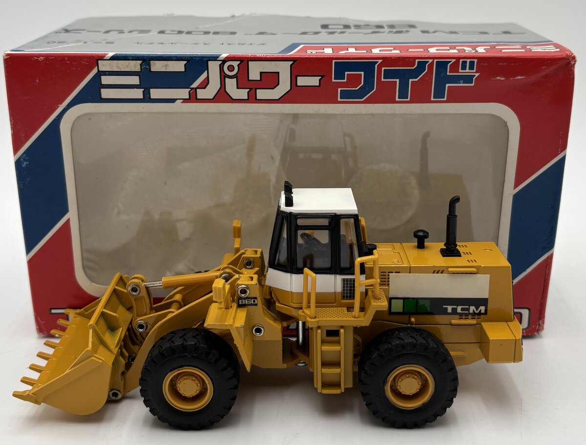 Shinsei 1:50 Scale Diecast TCM 860 Wheel Loader 800 Series EX/Box