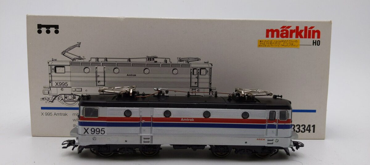 Marklin 83341 HO Scale X 995 Amtrak Locomotive LN/Box