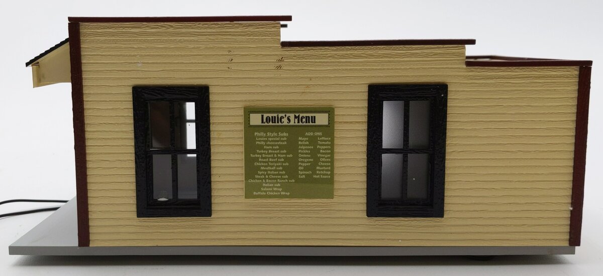 MTH 30-90297 O Gauge Louie’s Philly Style Subs Small Country Store LN/Box