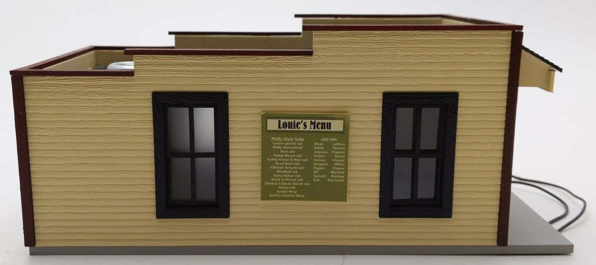 MTH 30-90297 O Gauge Louie’s Philly Style Subs Small Country Store LN/Box