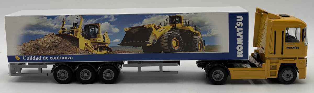 Joal 373 1:50 Scale DieCast Renault Magnum Truck with Komatsu Trailer LN/Box