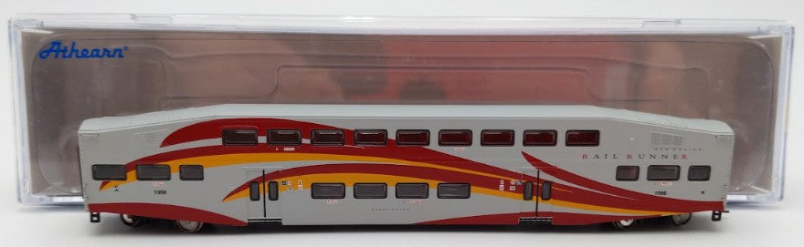 Athearn 10156 N Scale NMDOT Road Runner Bombardier Coach #1008 EX/Box