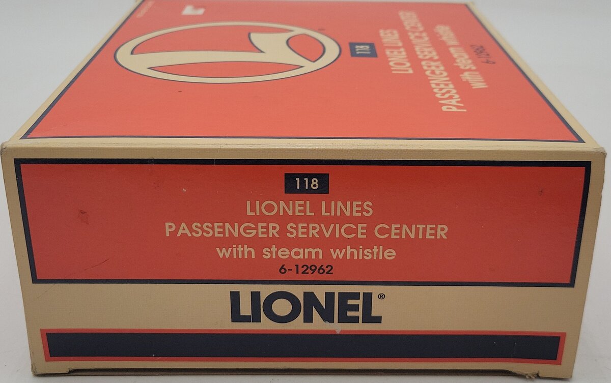 Lionel 6-12962 O Gauge Passenger Service Center with Operating Whistle EX/Box