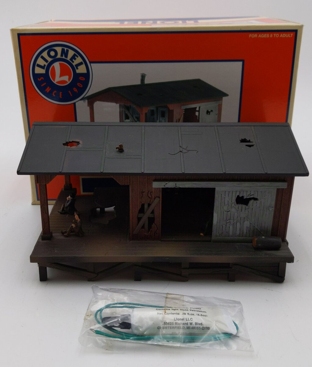 Lionel 6-14161 O Gauge Smoking Hobo Shack EX/Box