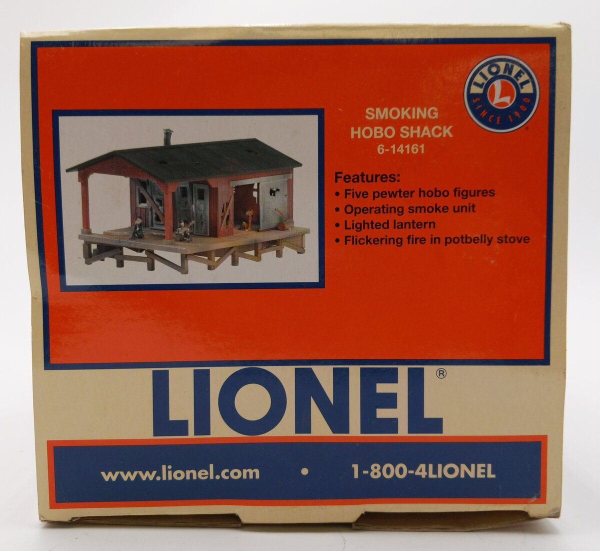 Lionel 6-14161 O Gauge Smoking Hobo Shack EX/Box
