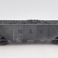 Lionel 6-19325 N&W 4-Bay Weathered Hopper w/ Coal Load #6446-1