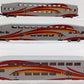 Athearn 10170 N Scale Rail Runner Bombardier Coaches & Cab Car 3 Pack EX/Box