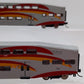 Athearn 10170 N Scale Rail Runner Bombardier Coaches & Cab Car 3 Pack EX/Box