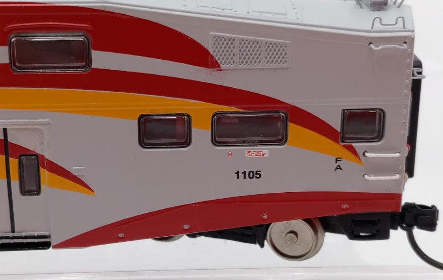 Athearn 10170 N Scale Rail Runner Bombardier Coaches & Cab Car 3 Pack EX/Box