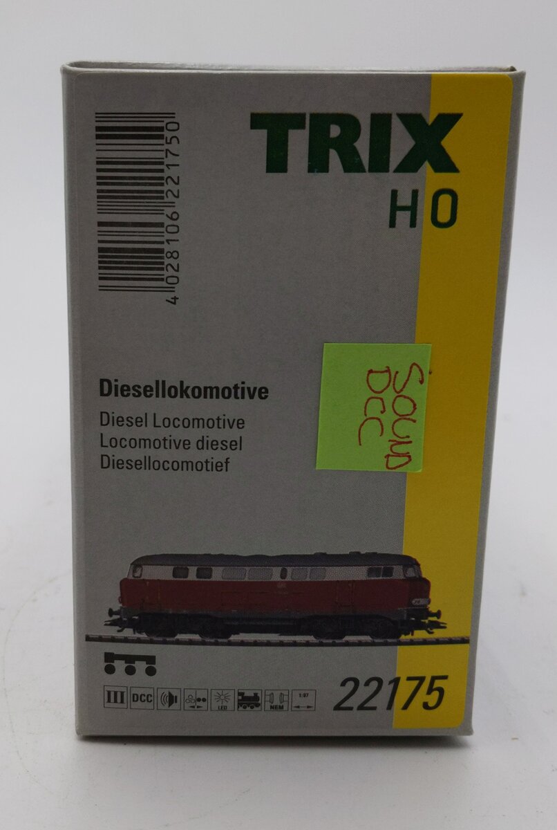Trix 22175 HO V 160 Lollo Diesel Locomotive Exclusiv DB LN/Box