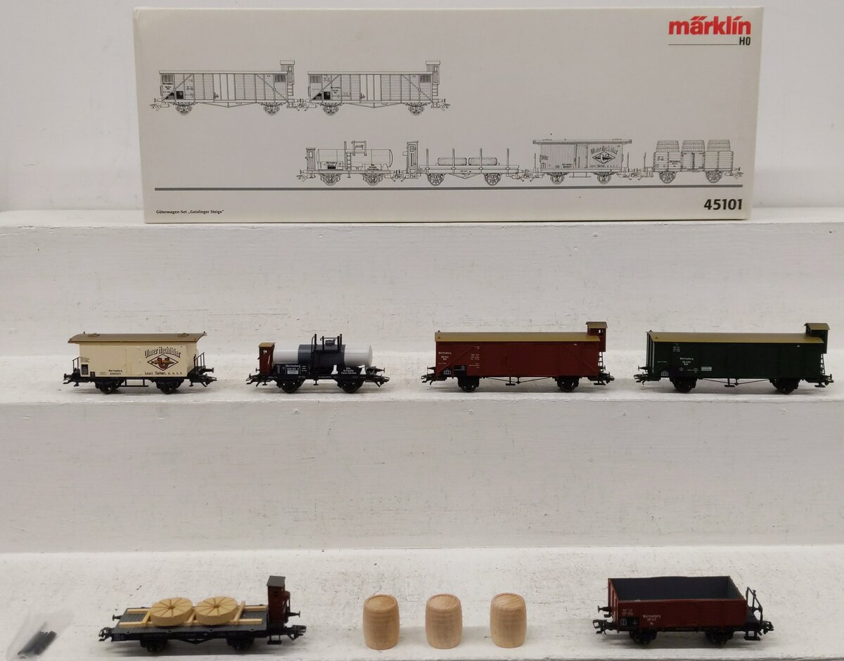 Marklin 45101 HO Scale "Geislinger Grade" Freight Set LN/Box