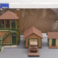 Walthers 933-2703 O Gauge Custom Trackside Structures Set - Buildings Only/Box