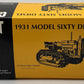 Conrad 2873 1:25 Scale Diecast 1931 Caterpillar Model Sixty Diesel Tractor EX/Box