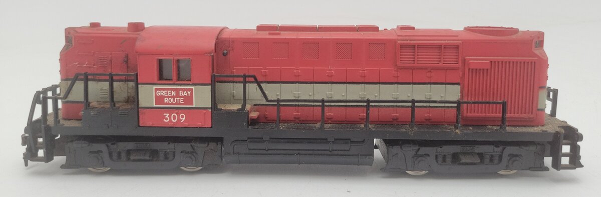 Life Like HO Scale Green Bay Route (GBW) Vintage RS-11 Diesel Locomotive #309 VG