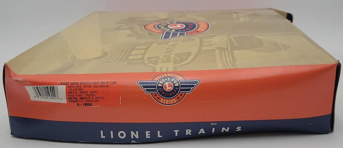 Lionel 6-19554 O PWC Operating Milk Car Set VG/Box