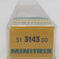 MiniTrix 3143 N Scale Deutsche Bundesbahn Passenger End Car LN/Box
